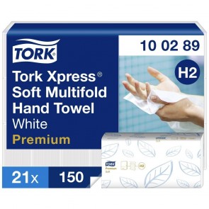 Prosoape pentru Mâini Tork Xpress Multifold Premium Delicat - tip Z, 21 buc.