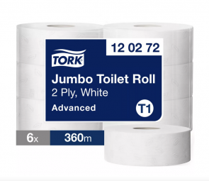 Hârtie igienică rolă - Tork Jumbo Advanced, 6 buc.