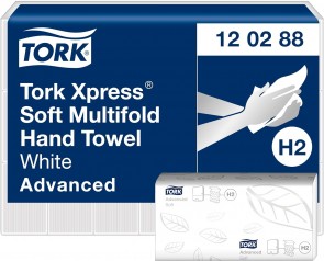 Prosoape pliate pentru stergerea mâinilor - Tork Xpress® Multifold Soft, 21 szt.