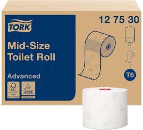 Hârtie igienică rolă Mid-size - Tork, 27 buc