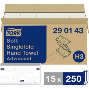Prosoape pliate pentru stergerea mâinilor - Tork Singlefold, 15 buc.
