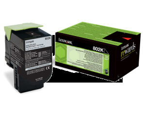 Lexmark 80C20K0 • 802K Black