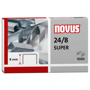 Capse pentru capsator Novus, 24/8, 1000 buc/pachet