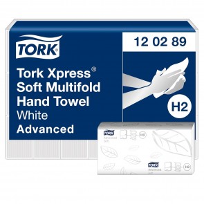 Prosoape pliate pentru stergerea mâinilor - Tork Xpress® Multifold Soft, 21 buc.