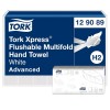 Tork prosoape pentru mâini, dizolvabile în apă - Xpress® Flushable Multifold, 21 buc.